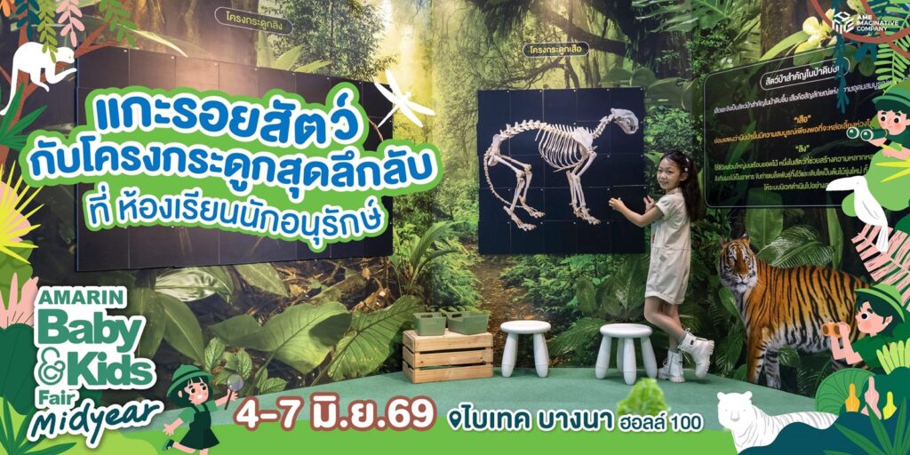 Amarinbaby And Kids Fair Midyear 2026 - ห้องเรียนนักอนุรักษ์สัตว์ป่า Amarinbaby And Kids Fair Midyear 2026 - ห้องเรียนนักอนุรักษ์สัตว์ป่า